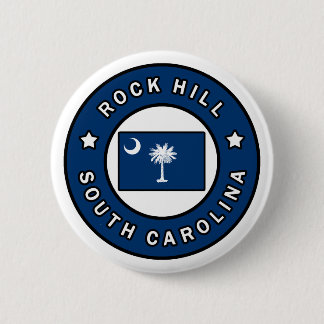 Rock Hill South Carolina Ronde Button 5,7 Cm