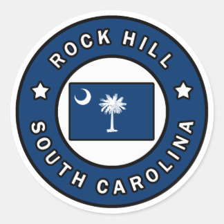 Rock Hill South Carolina Ronde Sticker