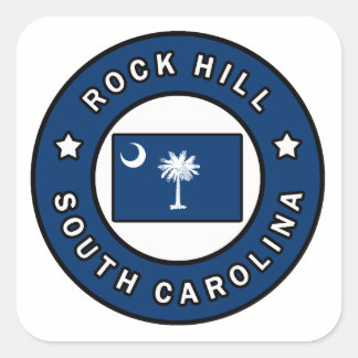 Rock Hill South Carolina Vierkante Sticker
