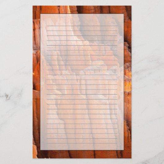 Rock Hoodos in Morning Light Briefpapier (Voorkant)