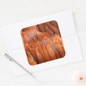 Rock Hoodos in Morning Light Vierkante Sticker (Envelop)