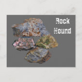 Rock Hound Minerale Collectors Grappig Briefkaart (Voorkant)