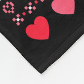 Rock Hyrax Valentine's Day Ugly Sweater Style Fleece Deken (Hoek)