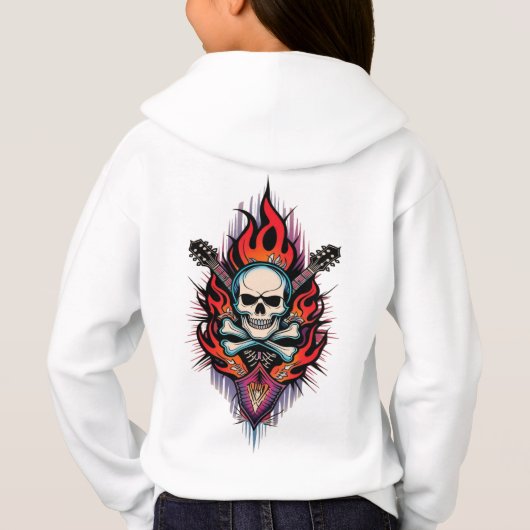 Rock & Ink : Tatouage de tatouage crâne et os croi (Dos)