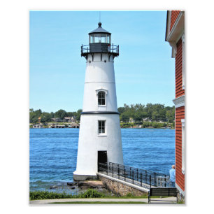 Rock Island Lighthouse, New York 8x10 Photo Print Foto Afdruk