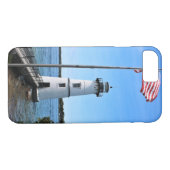 Rock Island Lighthouse, New York iPhone Case (Achterkant (Horizontaal))