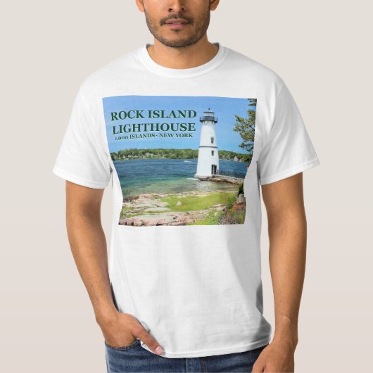 Rock Island Lighthouse, New York T-Shirt (Devant)