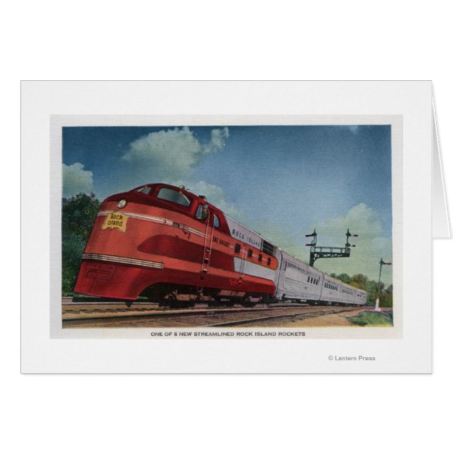 Rock Island RocketStreamlining Train (Voorkant Horizontaal)