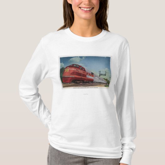 Rock Island RocketStreamlining Train T-shirt (Voorkant)