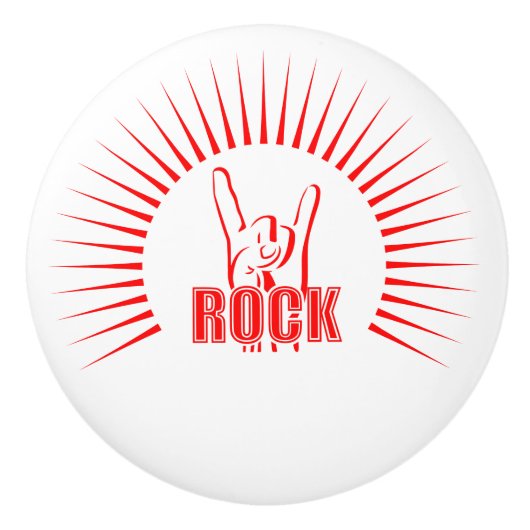 Rock Keramische Knop (Voorkant)