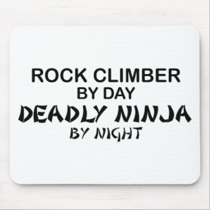 Rock Kliber Deadly Ninja bij Night Muismat
