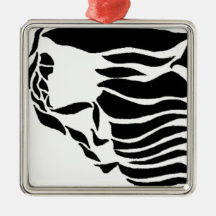 Rock kliber metalen ornament