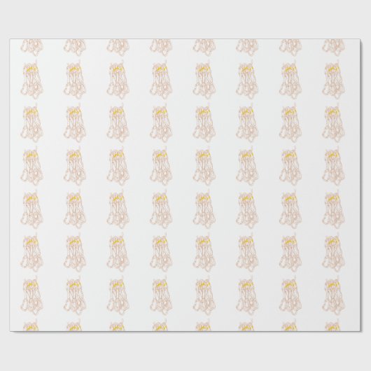 Rock klimbing quickdraws cadeaupapier (Vlak)