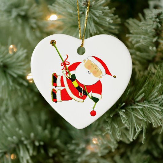 Rock klimmen Kerstmis Keramisch Ornament (Boom)