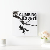 Rock klimmen vader vierkante klok (Huis)