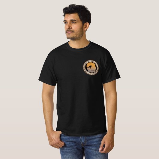 Rock-klimmer rondom design T-Shirt (Voorkant volledig)