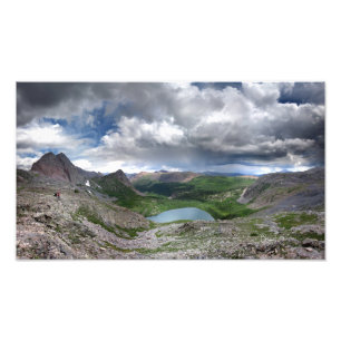 Rock Lake - Weminuche Wilderness - Colorado Foto Afdruk