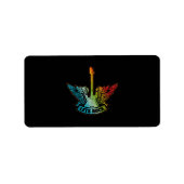 Rock Legend Rock en Roll Music Guitar Etiket (Voorkant)