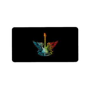 Rock Legend Rock en Roll Music Guitar Etiket