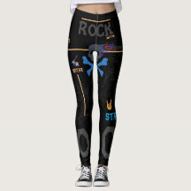 Rock Leggings Rock Metal Dumott GUITAR