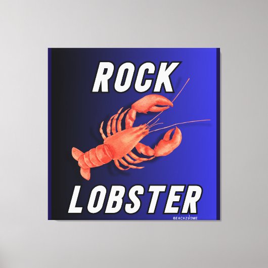 Rock Lobster Canvas Afdruk (Voorkant)