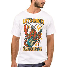 Rock Lobster Gitaar Cartoon Ontwerp