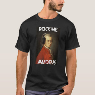 Rock me Amadeus Wolfgang Amadeus Mozart Piano en T-shirt
