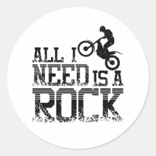 Rock Moto Trial Bike Ronde Sticker