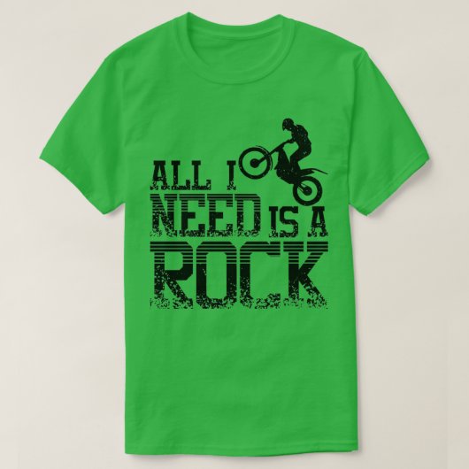 Rock Moto Trial Bike T-shirt (Design voorkant)