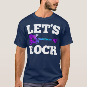 Rock Music Band Gezegde Lets Rock Guitar Guitarist T-shirt