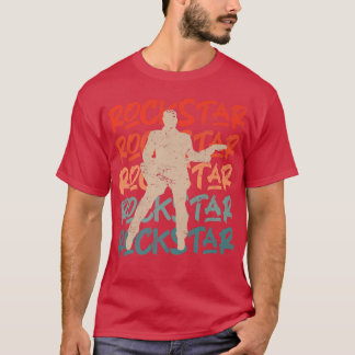  Rock Music Guitarist Guitar Rocker Retro14 T-shirt