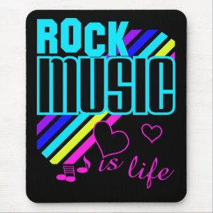 Rock Music mousepad Muismat