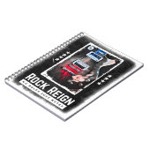 Rock Music Spiral Carnet - Rock Reign (Côté gauche)