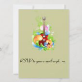 Rock musical Carte photo d'anniversaire (Dos)