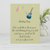 Rock musical Carte photo d'anniversaire (Debout devant)