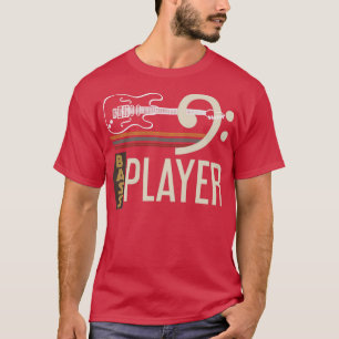 Rock Musical Instrument Bass Guitar T-shirt