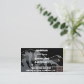 Rock Musician Visitekaartje (Staand voorkant)