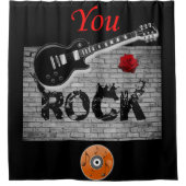 Rock Musique guitare noire rideau (Devant)