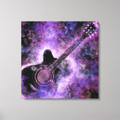 Rock muziek gitaar canvas (Voorkant)