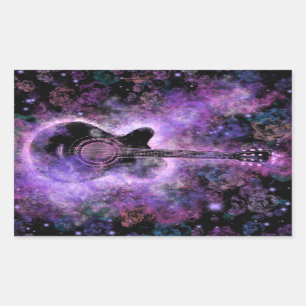 Rock muziek gitaar Sticker