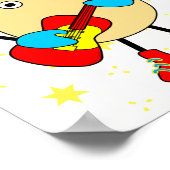 Rock muzikant Egghead Poster (Hoek)