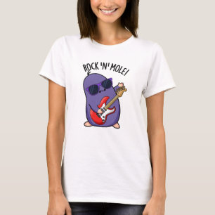Rock N Mol Grappig Dierenwoordspeling T-shirt