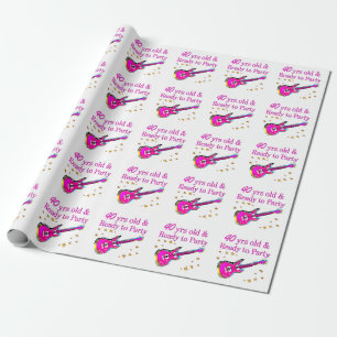 ROCK N ROLL 40TH CADEAUPAPIER