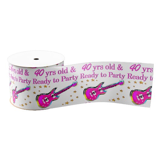 ROCK N ROLL 40TH GROSGRAIN LINT (Spoel)