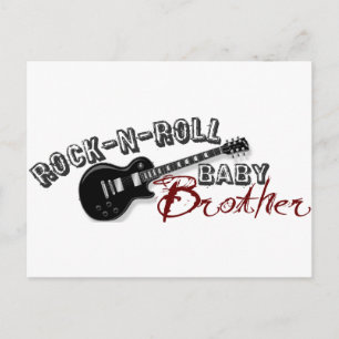 Rock-n-Roll Baby Brother Briefkaart