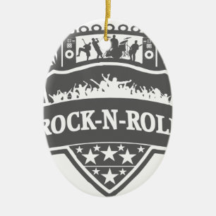 rock-n-roll band keramisch ornament