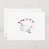 Rock 'N' Roll Briefkaart (Voorkant / Achterkant)