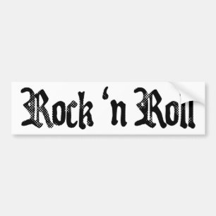 rock n roll bumpersticker