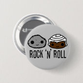 Rock 'N' Roll Button (Voorkant /achterkant)