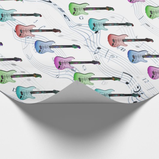 Rock N Roll Cadeaupapier (Hoek)